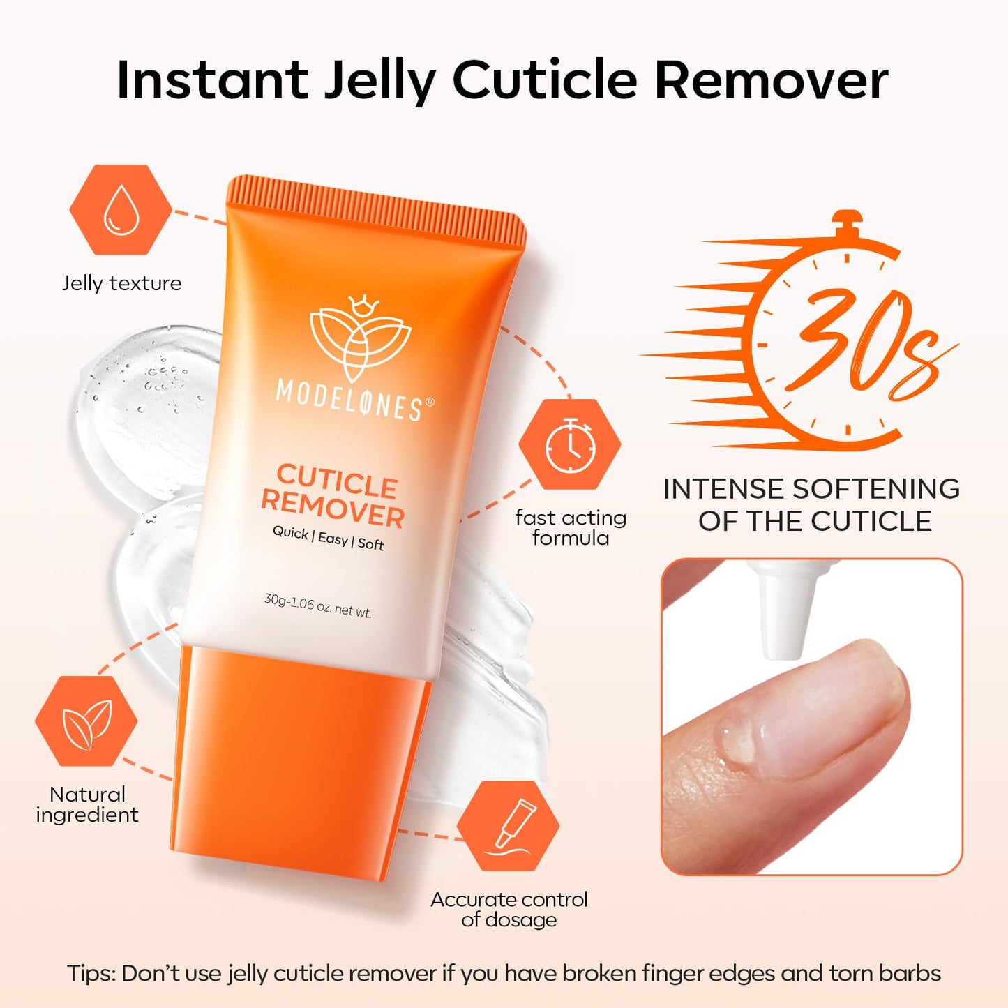 Modelones Cuticle Remover Kit Cuticle Remover Liquid & Cuticle Oil Pen Nail Kit w/Cuticle Trimmer Nail Stuff & File Cuticle Pusher & Nippers Manicure Kit for Women Nail Tools Manicure Set Nail Care