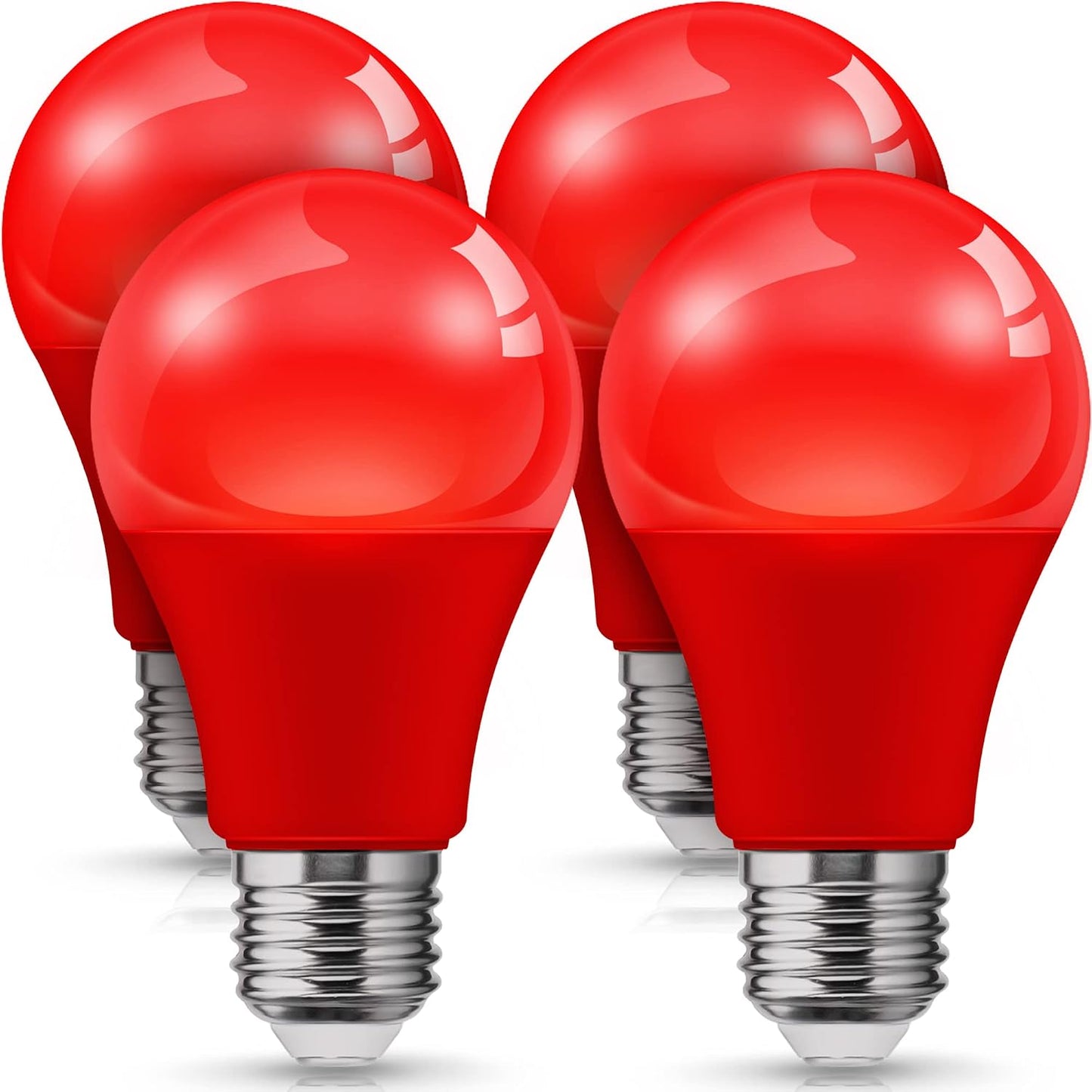 L LOHAS LED Sleep aid Amber Light Bulbs, Blue Light Blocking, A19 9W(60 Watt Equivalent) Dim Light Bulbs, 1800K Warm Light Bulb, E26 Base, 2 Pack