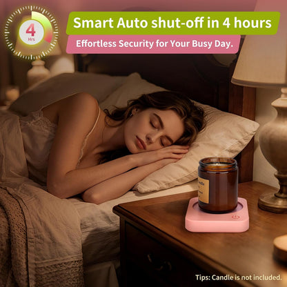 VOBAGA Coffee Mug Warmer for Desk with Auto Shut Off & 3-Temp Settings, Coffee Cup Warmer with Smart Safety Alert Home Office Accessory, Perfect for Coffee, Tea, Milk (Mug for Display)