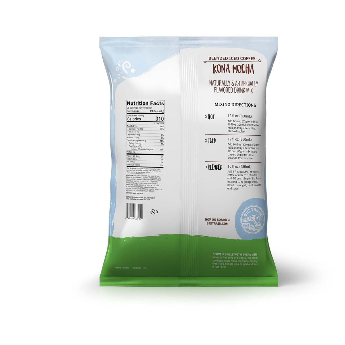 Big Train Vanilla Bean Blended Crème Beverage Mix, 3.5 Pound (Pack of 1) - Colors A