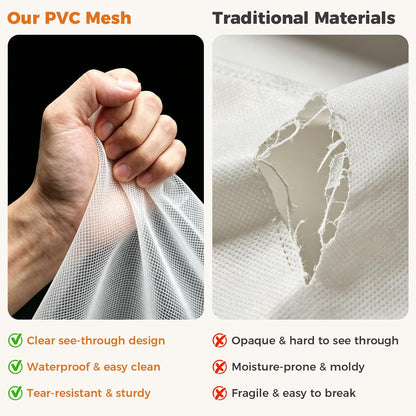 Clear Storage Bags With Zippers & Handles Blanket Storage Bag