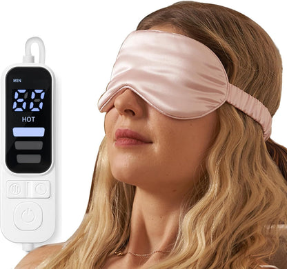 Silk-like Heated Eye Mask for Dry Eyes, MGD, Blepharitis, Stye, Grey