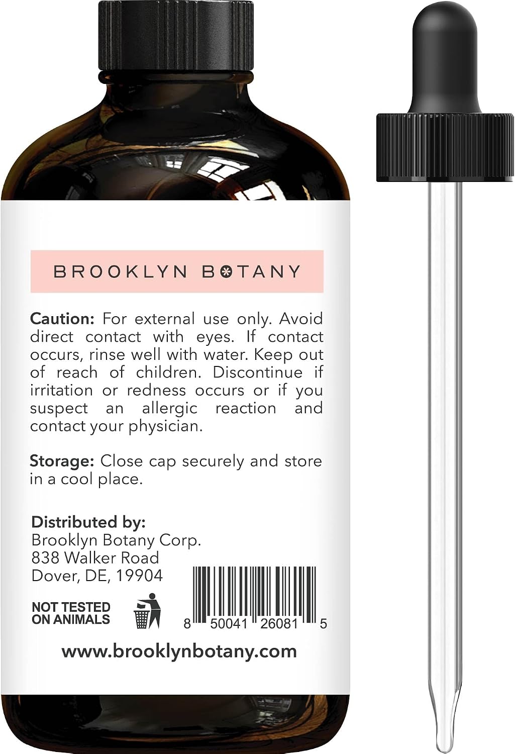 Brooklyn Botany Lavender Essential Oil - Huge 4 Fl Oz - with Glass Dropper - for Aromatherapy and Diffuser
