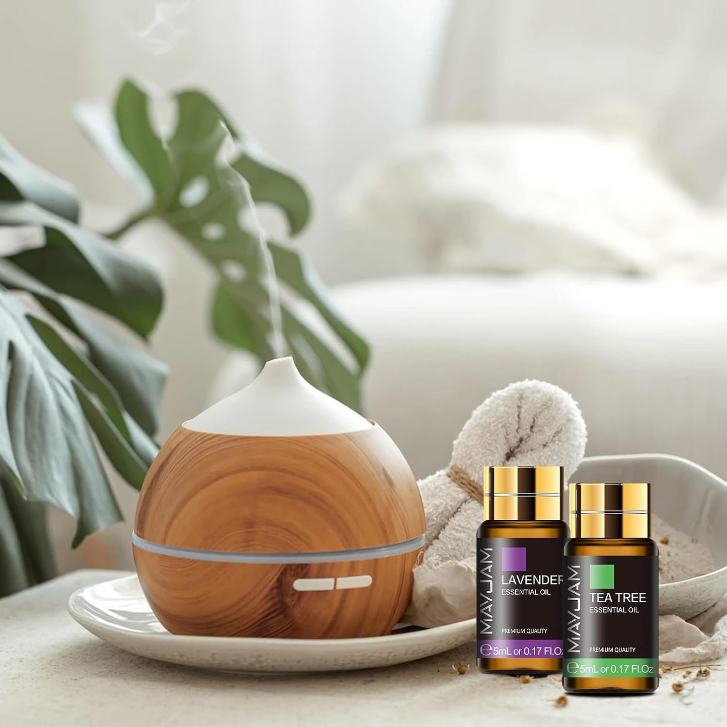MAYJAM 35x5ML Essential Oil Gift Set, Pure Essential Oils for Diffusers Massage, Fragrance Oil Scented Oil for DIY Soap Candle Making