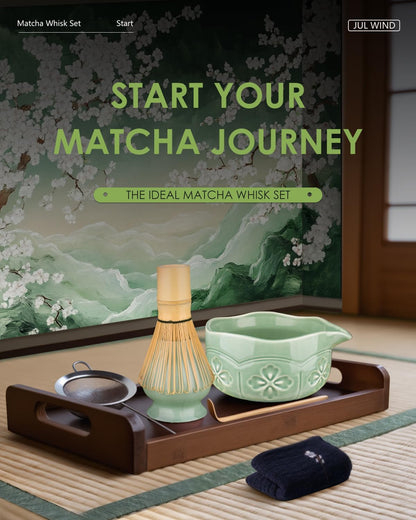 Matcha Whisk - 2-pack Bamboo matcha Whisk set, Handcrafted Traditional Japanese Chasen, 100-Prong Matcha Stirrer Wisk Mixer Brush for Authentic Matcha Tea Preparation