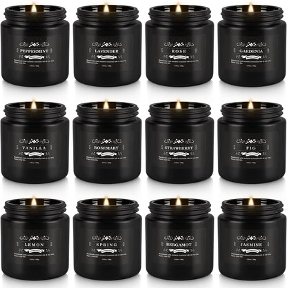 36 Pack Scented Candles Set for Home, Relaxing Stress Relief, Aromatherapy - Natural Soy Wax and Fragrance - Gifts for Women, Mom, Best Friend, Wife, Birthday