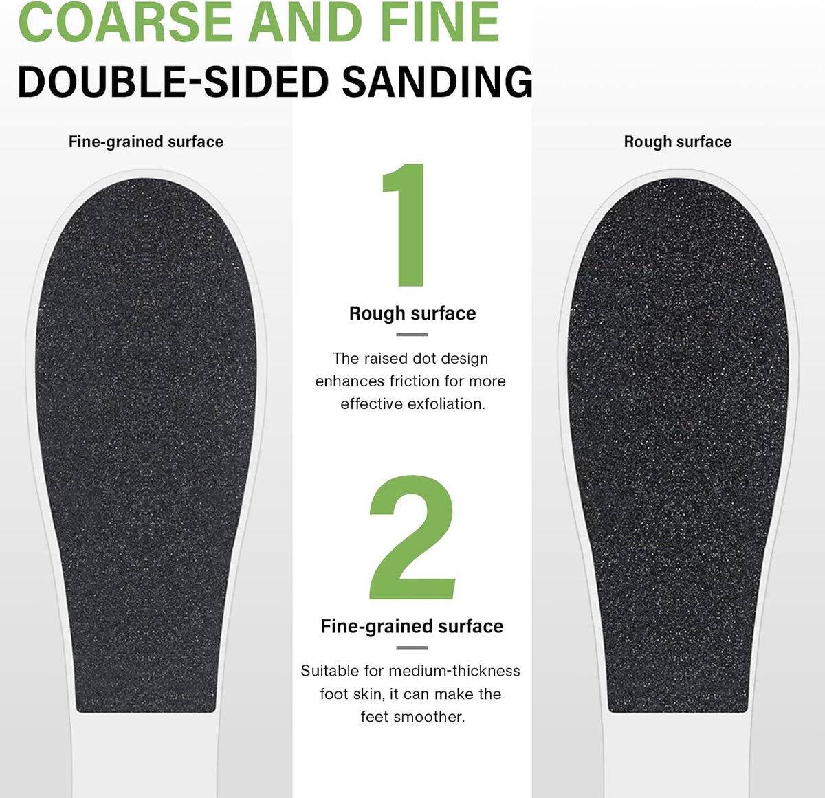 10 Pack Foot File,Foot Callus Remover Professional Sandpaper Pedicure Tools, Double Side Foot Scrubber, Sander for Dead Skin Foot Rasp Pedicure for Women Mother Manicure Beauty Shop Spa