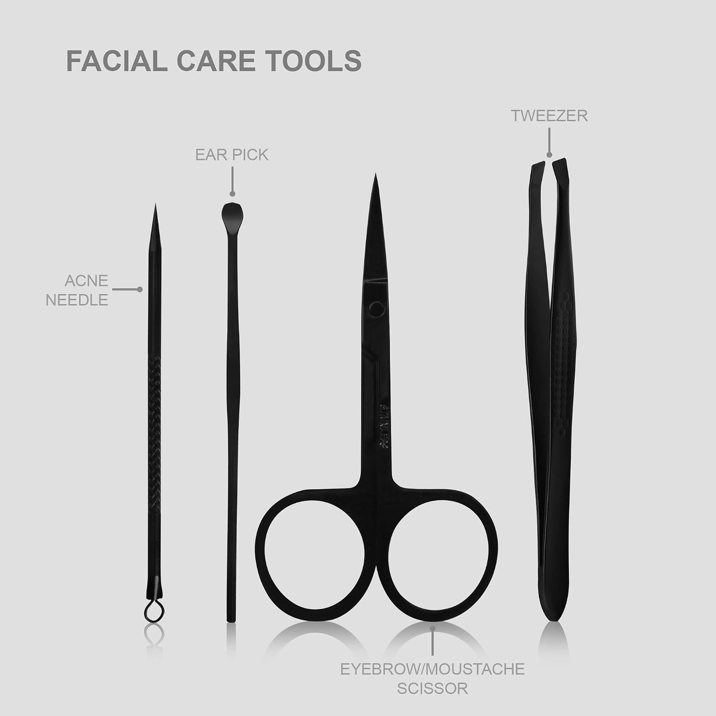 Utopia Care Nail Clippers Professional Nail Kit or Manicure Kit for Women and Men, Stocking Stuffers or Groomsmen Gifts Pedicure Set for Fingernail, Toenail Clippers with Travel Case