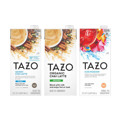 TAZO Skinny Chai Tea Latte Concentrate, 32 FZ
