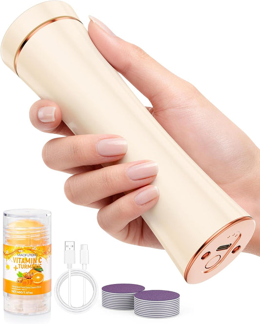 Electric Foot Callus Remover Rechargeable Foot File for Dead Skin | 3 Speeds Callus Remover for Feet, Waterproof Foot Care Pedicure Kit with Foot Cream, Ideal Gift for Men and Women