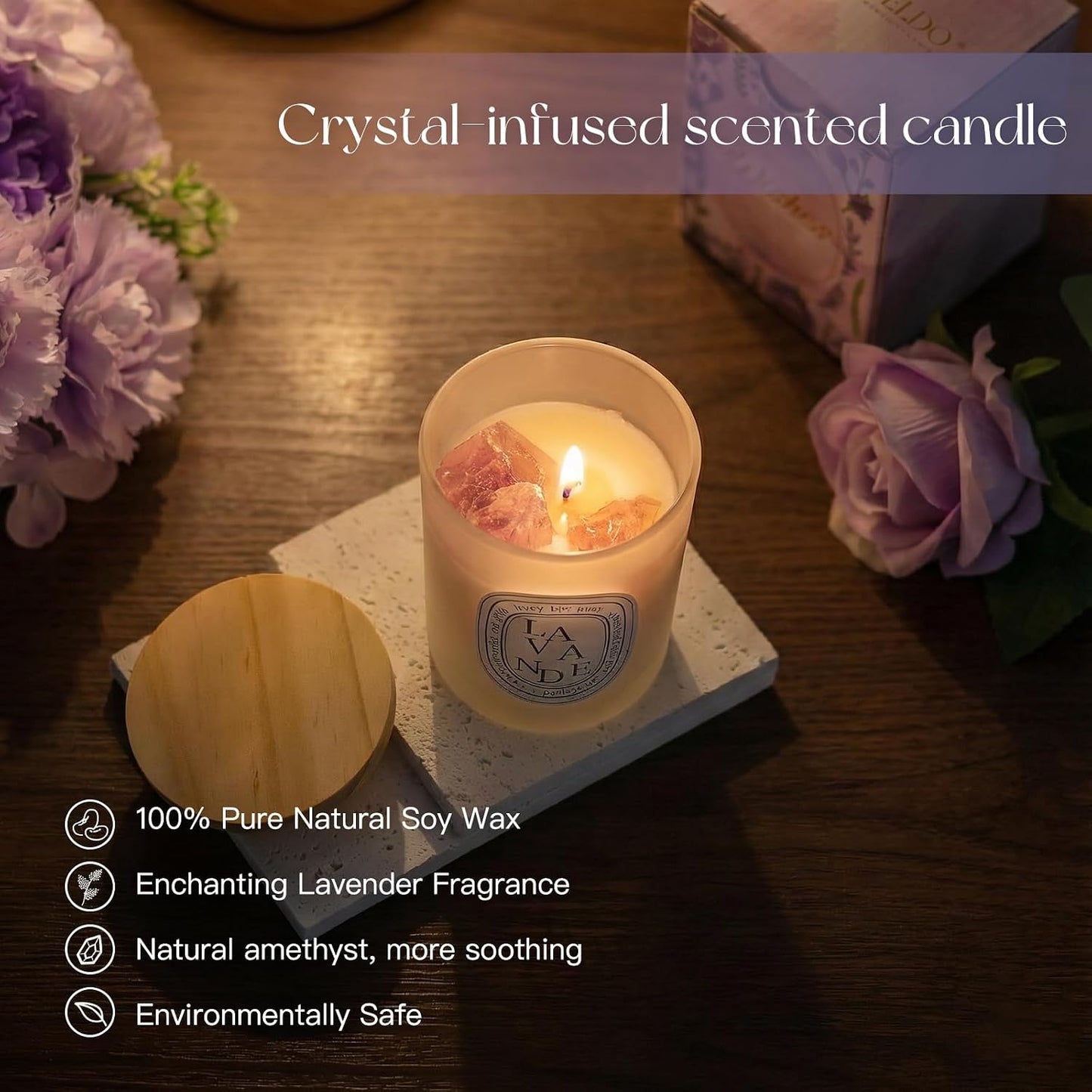 Candeldo Candle Warmer Lamp with Timer: Flower Gold Candle Lamps Height Adjustable Wax Melt House Warming Gifts New Home Decor Mothers Day Birthday Gift for Women Mom