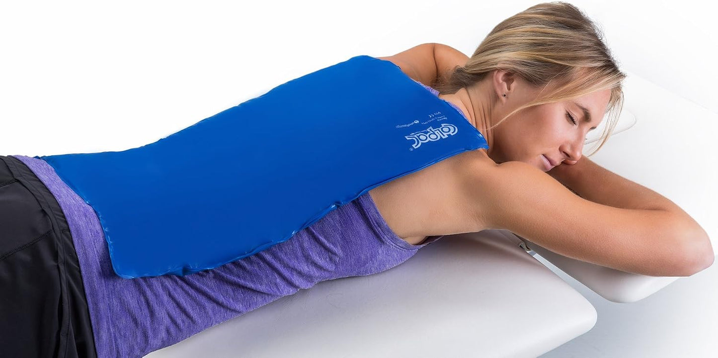 Chattanooga ColPac - Reusable Gel Ice Pack - Black Polyurethane - Standard - 10 in x 13.5 in - Cold Therapy - Knee, Arm, Elbow, Shoulder, Back - Aches, Swelling, Bruises, Sprains, Inflammation