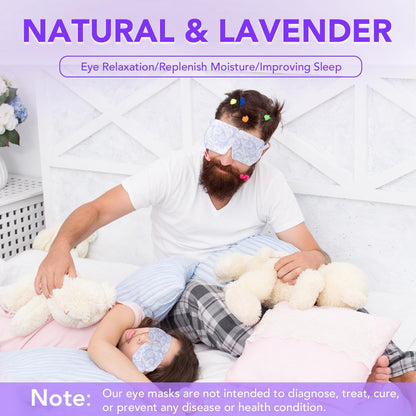 XPCARE 24 Pack Steam Eye Masks for Dry Eyes, Self Heated Steam Warm Eye Mask, Disposable Heated Eye Mask for Dark Circles, Puffy Eyes, Relief Stress Eye Fatigue (Unscented)
