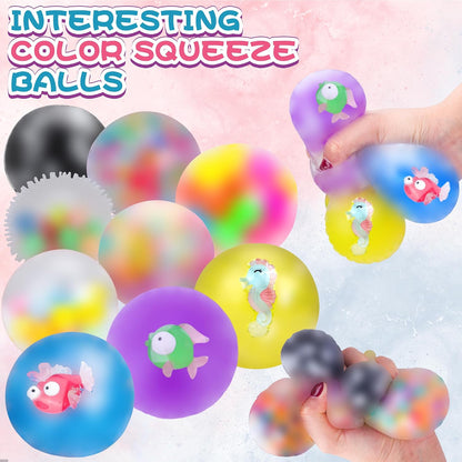 36 Pack Stress Balls, Squishy Balls, Squishy Fidget Stress Relief