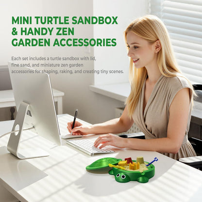 Dumpster Fire Zen Garden for Desk, Funny Coworkers Office Accessory Gifts