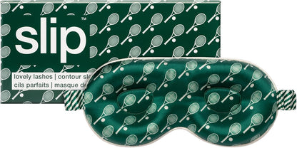 slip Contour Sleep Mask | 100% Pure Mulberry Silk, Ultra Soft | Contoured Design, Prevents Eye Pressure | Adjustable Strap, Ideal for Travel - Black