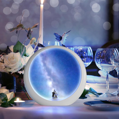 mamre Romantic Dimmable Sunset Lamp Home Decor Sunset Table Lamp Gift for Living Room Bedroom