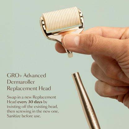 VEGAMOUR GRO+ Advanced Dermaroller for the Scalp, Gently Exfoliates to Help Promote Hair Density, Fuller Looking Hair with Continued Use