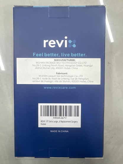 REVIX 19" Extra Large Knee Ice Pack Wrap Around Entire Knee, Reusable Gel Cold Pack for Discomfort and Post-Workout Fatigue, Cold Compress, Enhance Comfort and Recovery