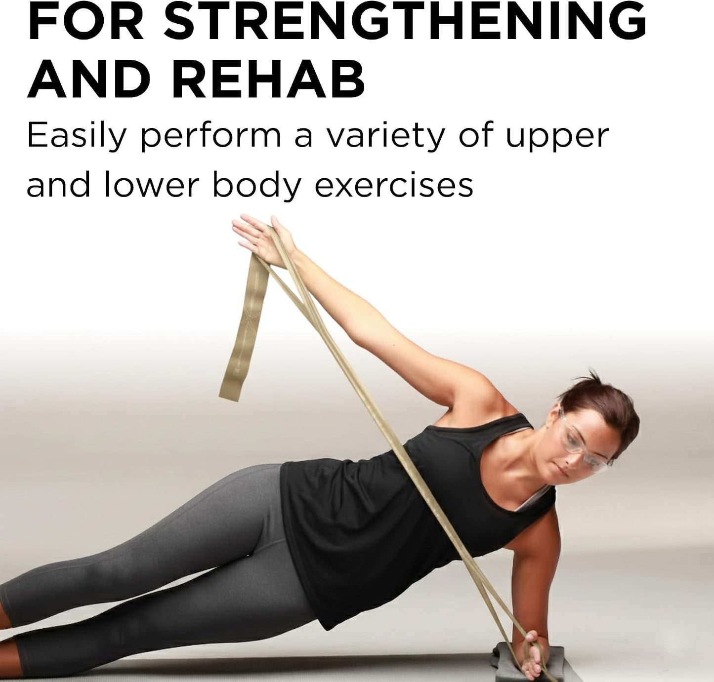THERABAND CLX Resistance Band with Loops, Fitness Band for Home Exercise and Workouts