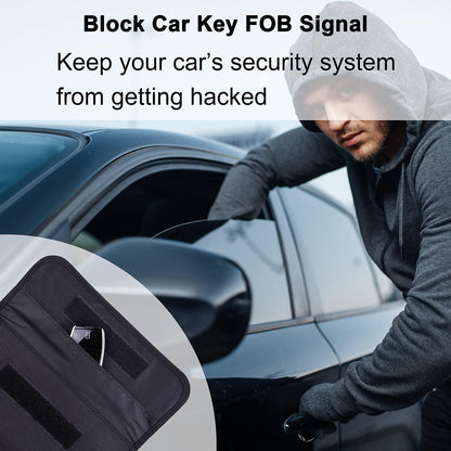 Wisdompro Faraday Bag, RFID Signal Blocking Bag for Phones and Car Keys