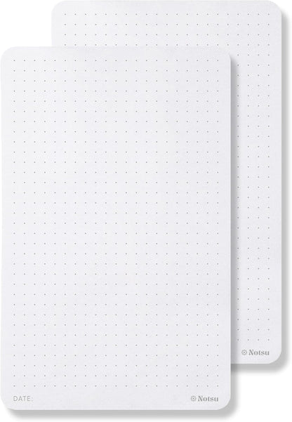 Notsu To Do List Small Desk Notepad 2 Pack | Minimalist To-Do Checklist Task Memo Note Pads with Premium Thick Paper, 3.9" x 6.3"