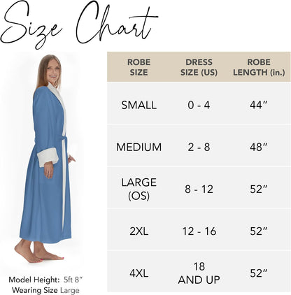 Women's Microfiber Robe by BOCA, Luxury Hotel Bathrobe, Generous Sizing