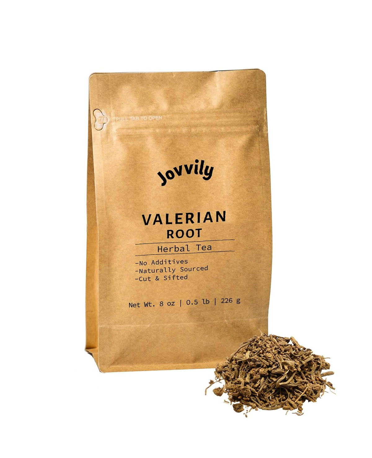 Jovvily, Valerian Root,Herbal Tea, 8 Oz
