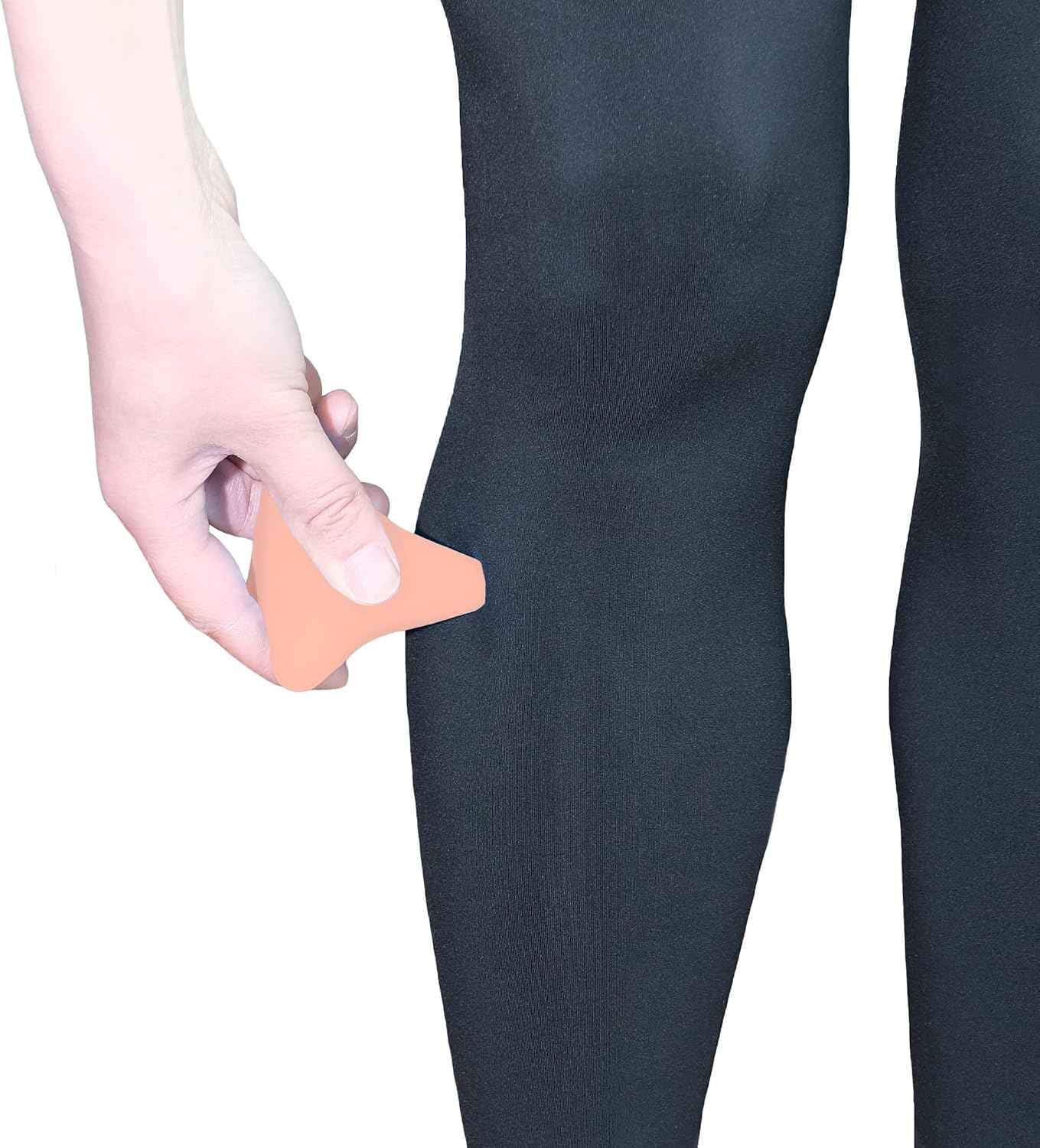 Manual Trigger Point Massage Tool. Small Massager Ball for Deep Tissue Myofascial Release Physical Therapy Foot Plantar Fasciitis Pain Relief Muscle Knot Psoas Hip Flexor Iliacus Release 3×2.6″(Blue)