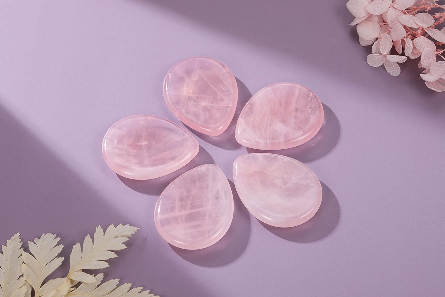 Jovivi Thumb Worry Stone - Palm Stones Pocket Natural Chakra Reiki Healing Crystals Therapy Geometry - Lapis Lazuli