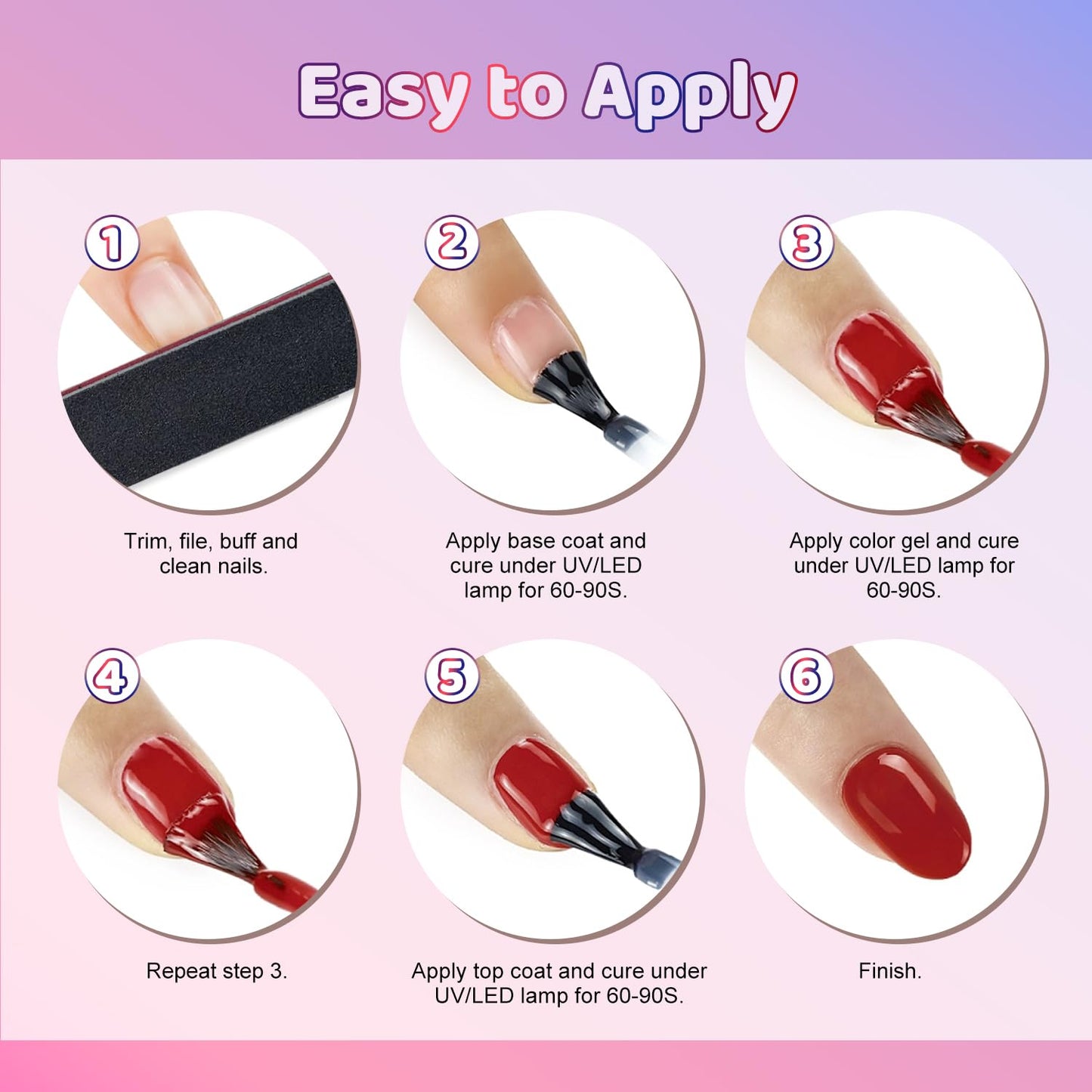 JODSONE Gel Nail Polish Kit with U V Light 32 Colors Gel Polish Nail + 4 Functional Adhesive Bottles Kit Soak Off Manicure Tools Gifts for Women