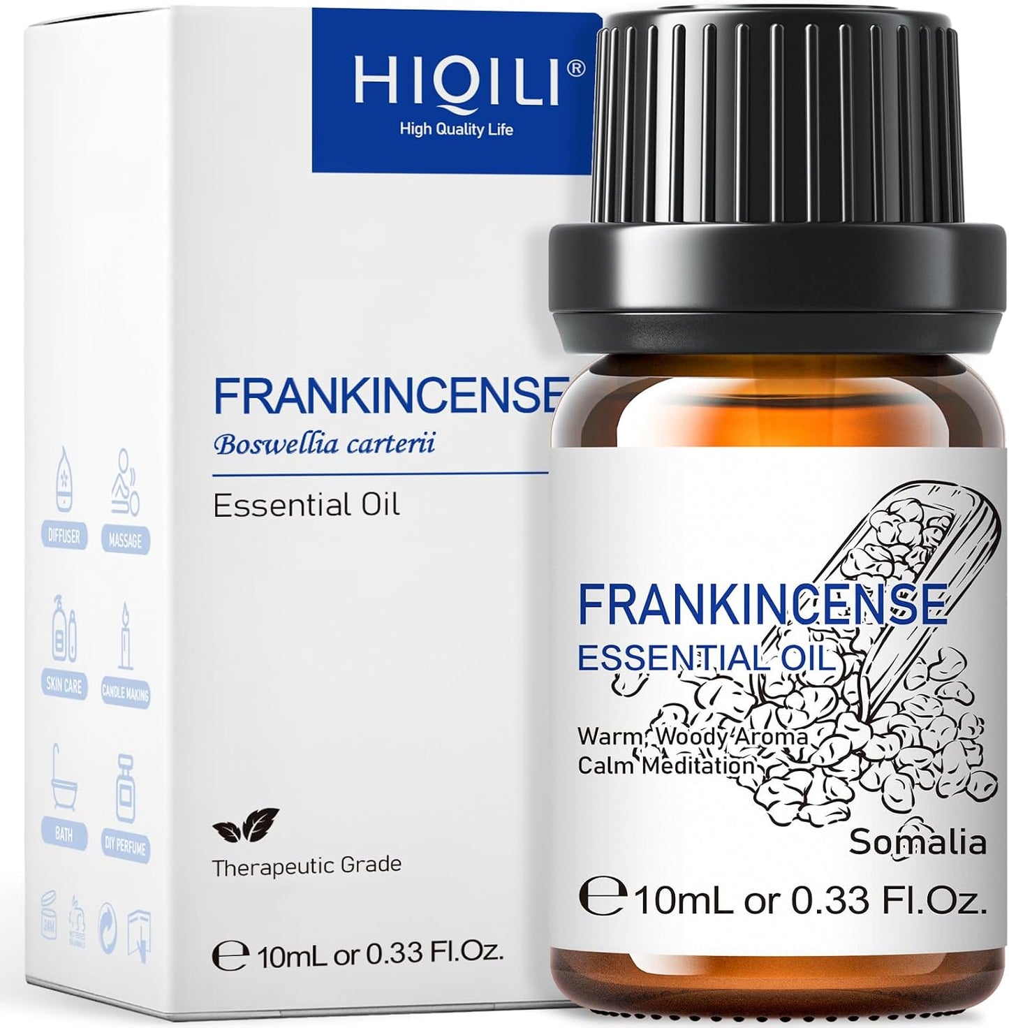 HIQILI Lavender Essential Oil for Diffuser, Aromatherapy & Air Freshening