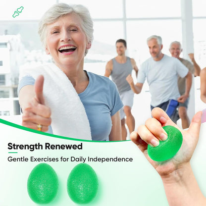 FitBeast Stress Balls for Adults, Hand Exercise Balls 6 Pack, Stress Relief & Grip Strength Trainer, Squishy Balls & Squeeze Balls for Arthritis, Carpal Tunnel, Hand Therapy with 3 Resistance Levels