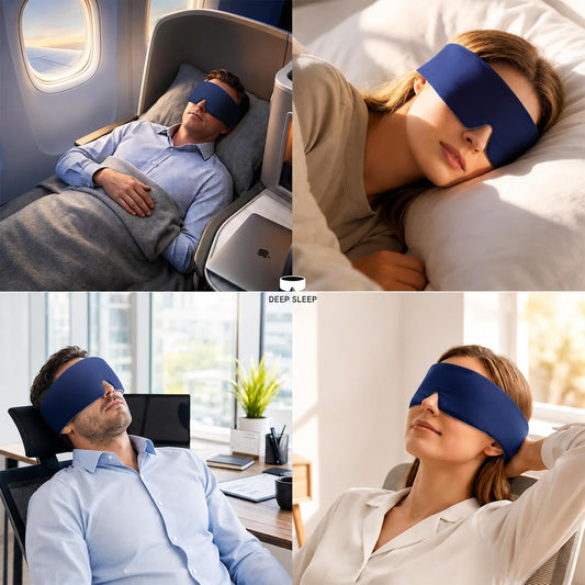 Sleep Mask for Men, Eye Mask for Side Sleepers, Hypoallergenic