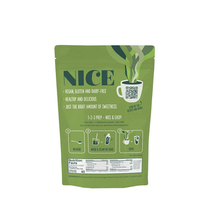 Two Leaves and a Bud Nice Matcha Latte Blend, Japanese Matcha Green Tea Powder, 2 Resealable Bags, 224g