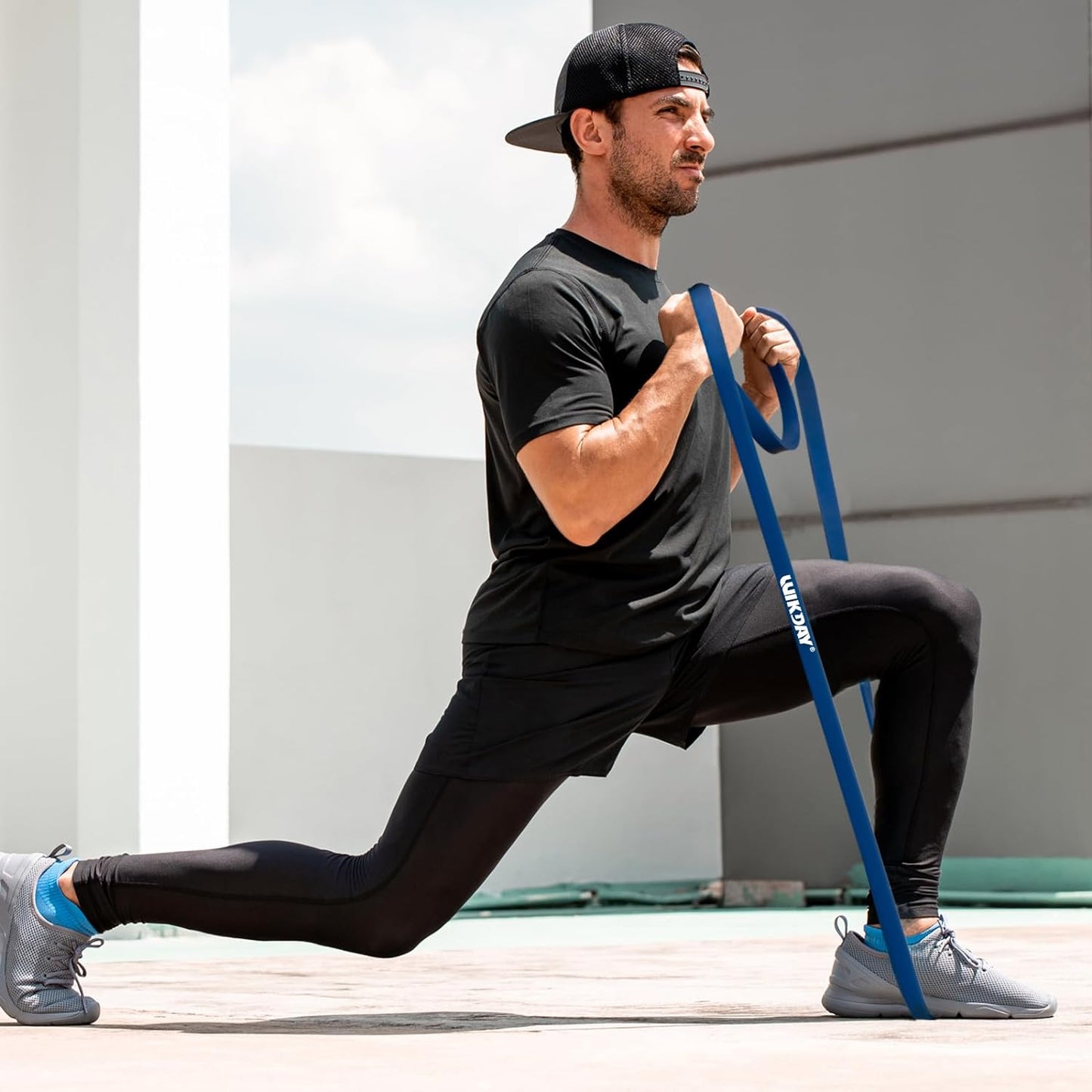 WIKDAY Resistance Bands for Working Out, Exercise Bands, Workout Bands, Pull Up Assistance Bands for Body Stretching Training Physical Therapy Muscle Training for Men & Women