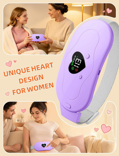 Glyduny Portable Heart Heating Pads, Electric Cordless Heat Pad
