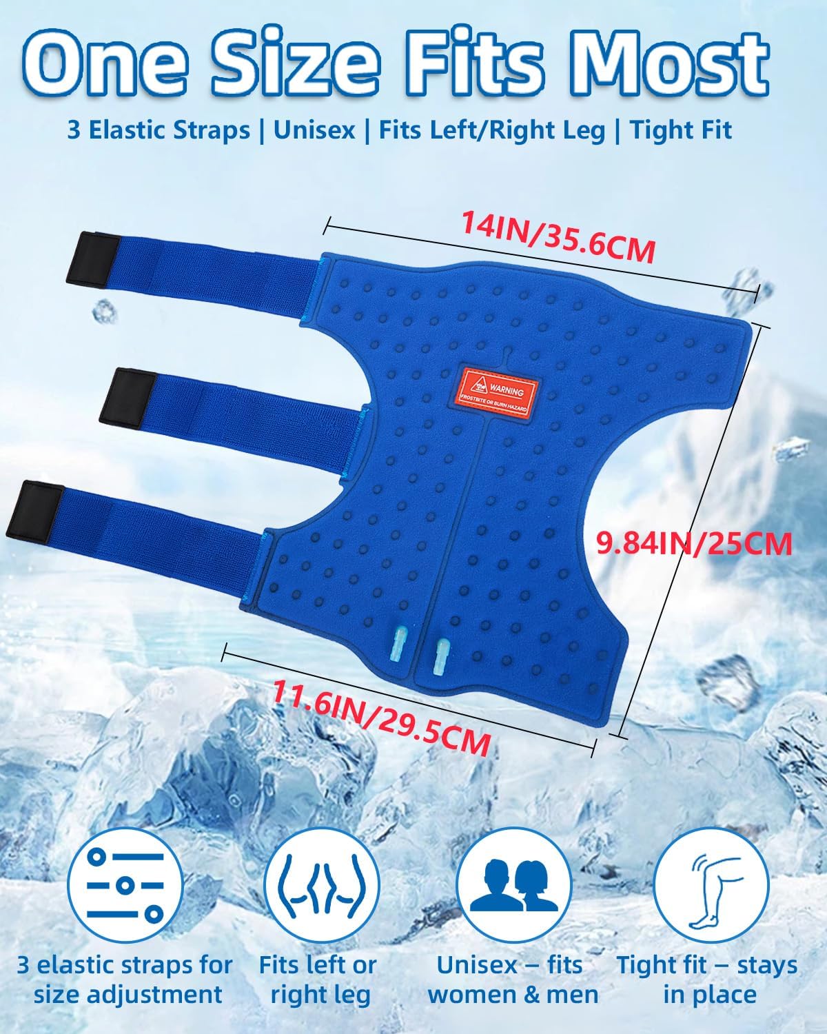 Cold Therapy Machine for Elbow, Ice Machine for Tennis Elbow&Post-Surgery Recovery, Cryotherapy Device with Temp Display & 3 Flow Modes, Adjustable Elbow Wrap for Arthritis, Bursitis, Swelling Relief