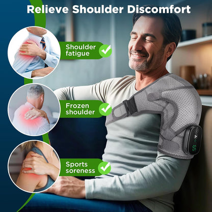 DREAMSOME Shoulder Heating Pad, Heated Shoulder Massager for Pain Relief