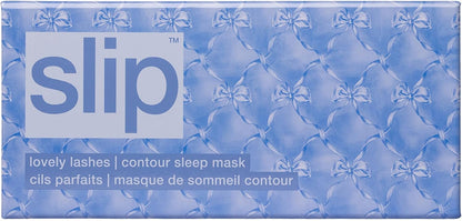 slip Contour Sleep Mask | 100% Pure Mulberry Silk, Ultra Soft | Contoured Design, Prevents Eye Pressure | Adjustable Strap, Ideal for Travel - Black