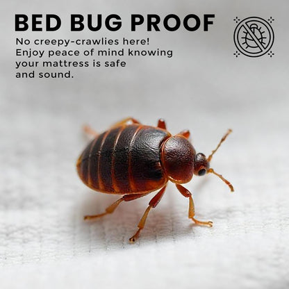Utopia Bedding Premium Waterproof Bed Bug Mattress Cover, Twin Zippered Mattress Protector, 8 Inches Deep, Dust Mite Proof 6-Sided Mattress Encasement for Bed