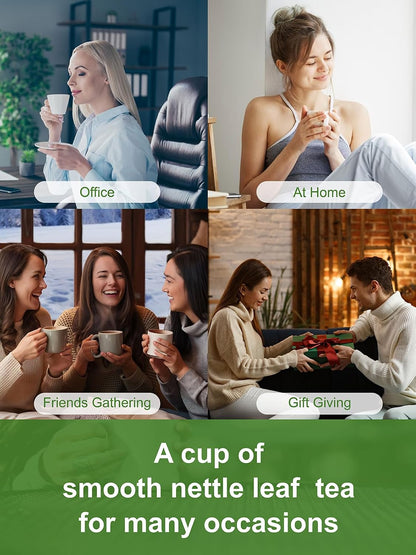 TeeLux Nettle Leaf Tea, Stinging Nettle Tea Loose Leaf, Caffeine Free, 8oz