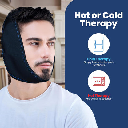 Fittest Pro Knee Ice Pack Wrap for Pain Relief, Reusable Hot and Cold Therapy Wrap for Swelling, Recovery, and Therapy for Arthritis, Meniscus Tear and ACL