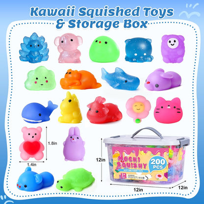 4 Pack Stress Cube, Slow Rising Ice Cube Stress Balls for Adults Kids, Sensory Fidget Toy for Anxiety Relief, Square Shape Squishy Balls for Classroom Prizes, Cube Squishy for Party Favors