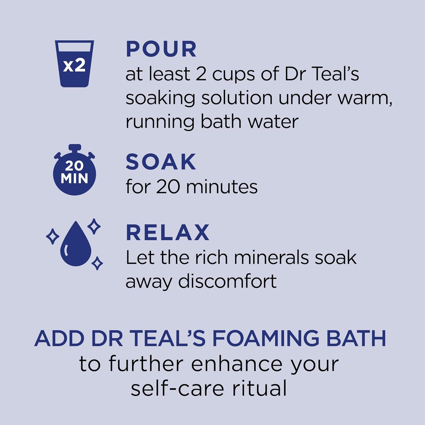 Dr Teal's Epsom Salt Magnesium Soak, Fragrance Free, 4 lbs