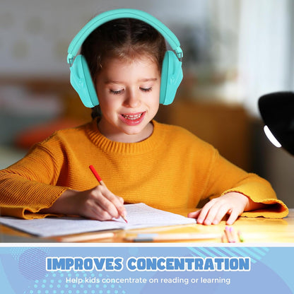 ProCase Kids Noise Cancelling Headphones, Kids Ear Protection Monster Jam Truck, Fireworks Hearing Protection Noise Reduction, Noise Canceling Earmuffs for Sensory Autism Toddler Children -Red
