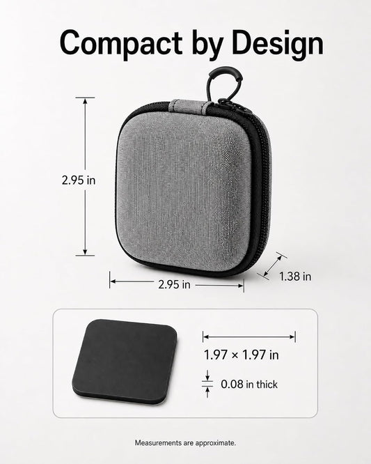Phone Blocker Carrying Case with 4 Magnetic Adhesive Pads