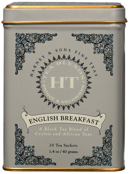 Harney & Sons HT Cherry Blossom Green Tea, 20 Sachets in Tin