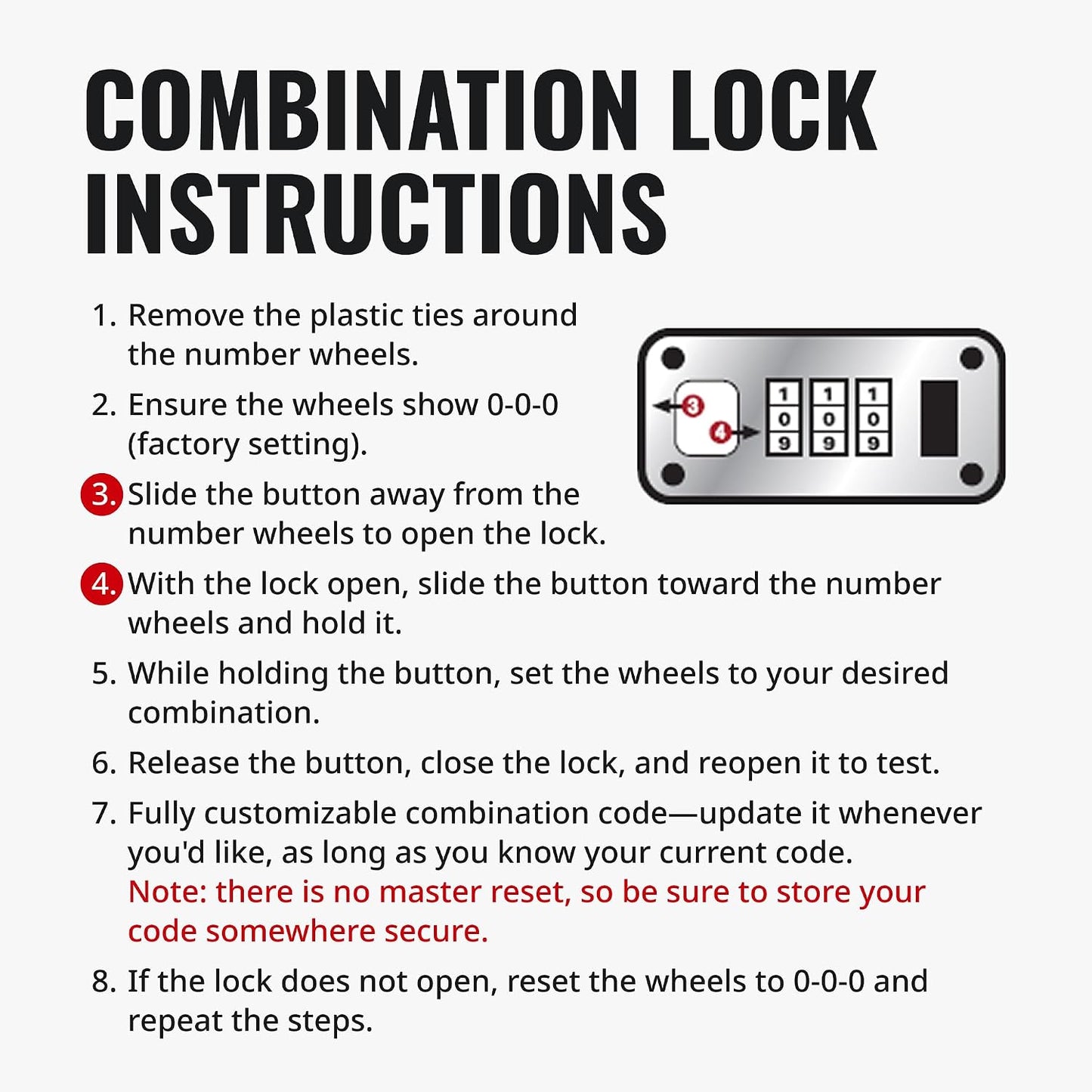 Vaultz Secure Security Lock Boxes - Safe Combination Lock Box, Storage for Documents, Valuables, Medicine & Money - 9.88 x 7.75 x 7 Inch - Black/Chrome