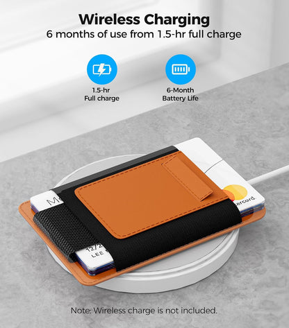 for MagSafe Wallet Works with Apple Find My, 5-Card RFID Holder with Pop-Up Strap, Strong Magnetic Wallet for iPhone 17/16/15/14/13/12 Pro Max Air Plus, Wireless Charging, Black